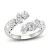 Thumbnail Image 1 of Cushion, Oval, Round, Pear, Marquise & Emerald-Cut Lab-Grown Diamond Wrap Ring 2 ct tw 14K White Gold