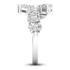Thumbnail Image 4 of Cushion, Oval, Round, Pear, Marquise & Emerald-Cut Lab-Grown Diamond Wrap Ring 2 ct tw 14K White Gold