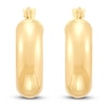 Thumbnail Image 1 of Chunky Hoop Earrings 10K Yellow Gold 16mm