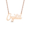 Thumbnail Image 1 of Script Name Necklace 14K Rose Gold 18"