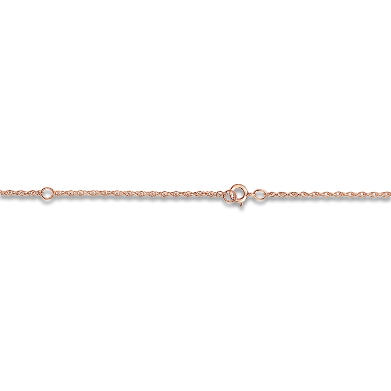 Main Image 3 of Script Name Necklace 14K Rose Gold-Plated Sterling Silver 18"
