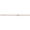 Thumbnail Image 3 of Diamond Accent Heart Initial Necklace 14K Rose Gold 18"