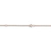 Thumbnail Image 3 of Diamond Accent Heart Initial Necklace 14K Rose Gold-Plated Sterling Silver 18"