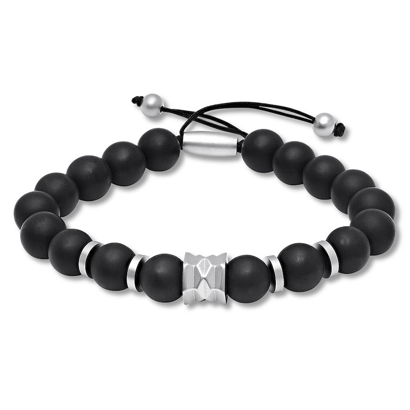 Frosted Onyx Beaded Bracelet – Water Watch Company