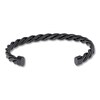 Thumbnail Image 2 of Men's Cuff Bracelet Black Ion-Plated Stainless Steel
