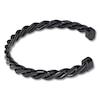 Thumbnail Image 2 of Men's Cuff Bracelet Black Ion-Plated Stainless Steel