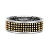 Thumbnail Image 2 of John Hardy Men's Jawan Band Ring Sterling Silver/18K Yellow Gold 7.5mm