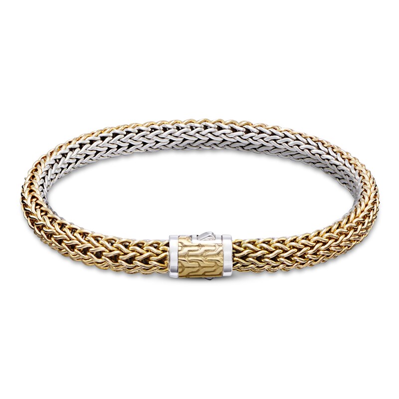 John Hardy Classic Chain Gold & Silver Extra-Small Reversible Bracelet