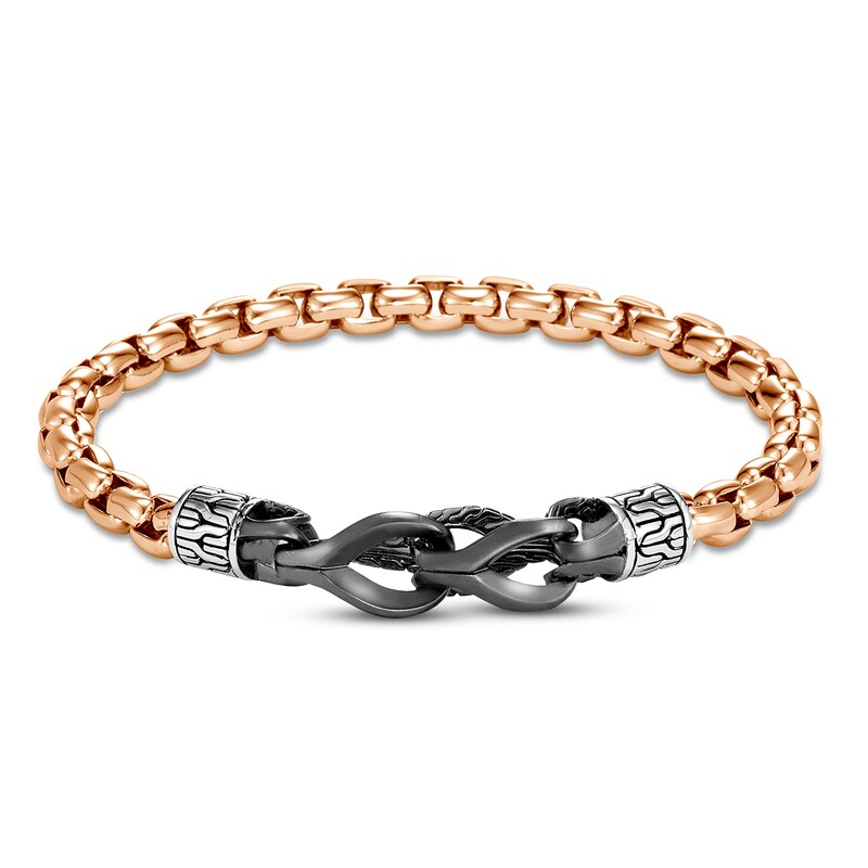 John Hardy Asli Classic Chain Link Bracelet Bronze/Sterling Silver