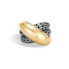 Thumbnail Image 2 of John Hardy Classic Chain Hammered Overlap Ring Sterling Silver/18K Yellow Gold