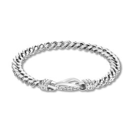 John Hardy Classic Chain Curb Link Bracelet Sterling Silver, Medium