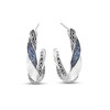 Thumbnail Image 0 of John Hardy Natural Blue Sapphire Hoop Earrings Sterling Silver