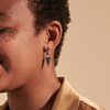 Thumbnail Image 1 of John Hardy Drop Earrings Natural Black Spinel & Natural Black Sapphire Sterling Silver