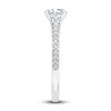 Thumbnail Image 2 of Diamond Engagement Ring 1/2 ct tw Oval/Round 14K White Gold