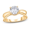 Thumbnail Image 1 of Diamond Solitaire Concave Engagement Ring 2 ct tw Round 14K Yellow Gold (I2/I)