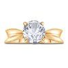Thumbnail Image 3 of Diamond Solitaire Concave Engagement Ring 2 ct tw Round 14K Yellow Gold (I2/I)