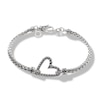 John Hardy Classic Chain Heart Bracelet Sterling Silver