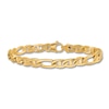 Thumbnail Image 1 of Men's Solid Flat Anchor Link Bracelet 14K Yellow Gold 8.5mm 8.25"