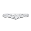Thumbnail Image 3 of Diamond Contour Anniversary Band 1/2 ct tw Round 14K White Gold