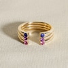 Thumbnail Image 4 of Juliette Maison Natural Amethyst Cuff Ring 10K Rose Gold