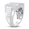 Thumbnail Image 2 of Men's Lab-Grown Diamond Ring 2 ct tw Round 14K White Gold