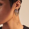 John Hardy Bamboo Dangle Earrings Sterling Silver