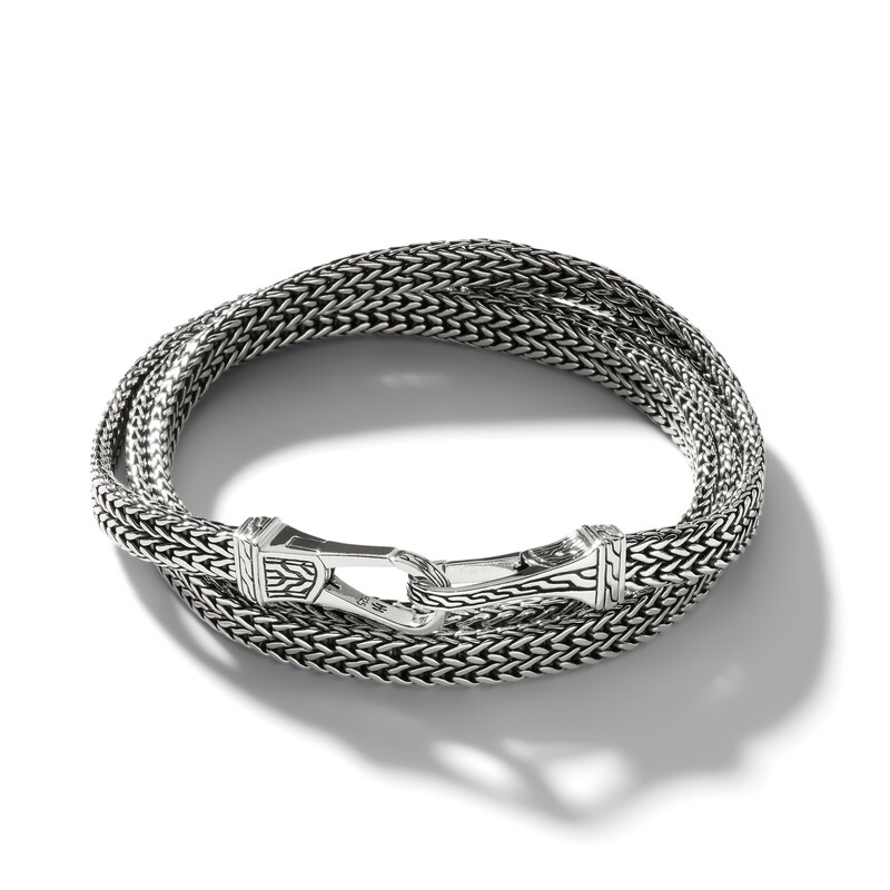 John Hardy Classic Chain Heishi Bracelet Sterling Silver - Large
