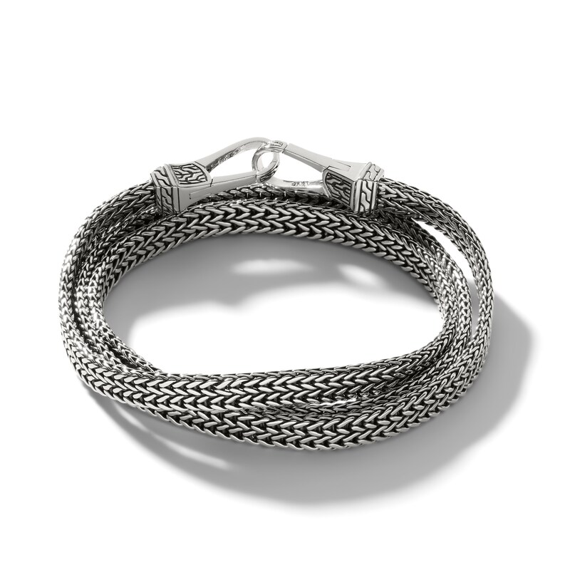 John Hardy Classic Chain Heishi Bracelet Sterling Silver - Large