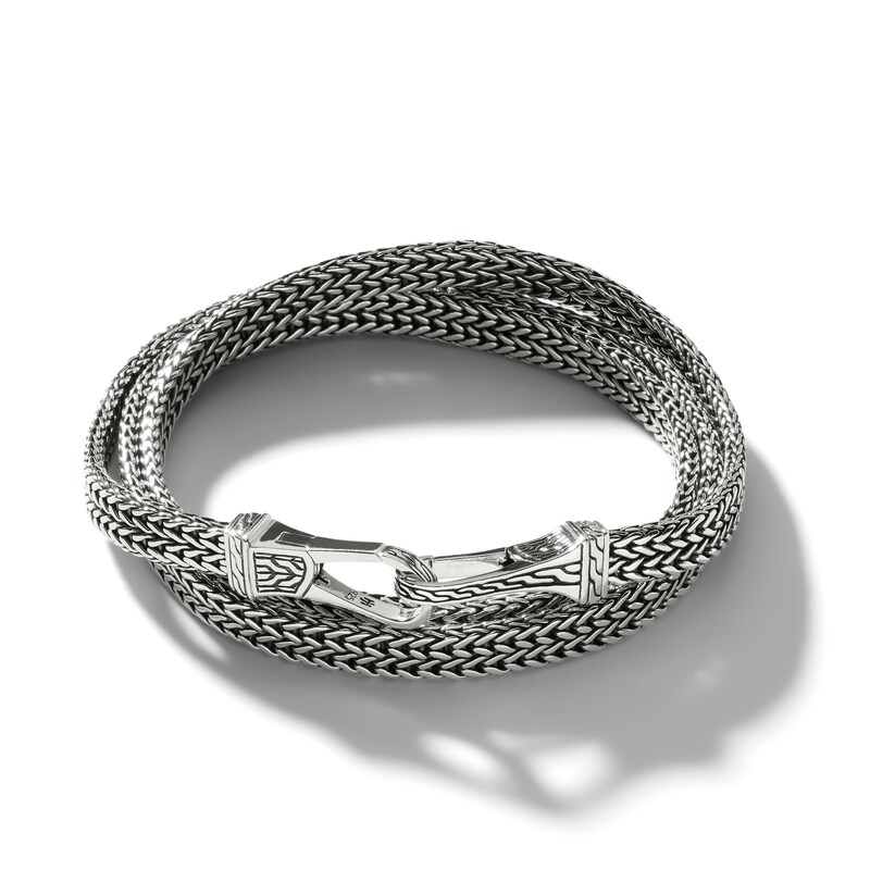 John Hardy Classic Chain Heishi Bracelet Sterling Silver - Medium
