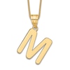 Thumbnail Image 1 of Initial M Necklace 14K Yellow Gold 18"