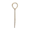 Thumbnail Image 2 of Initial M Necklace 14K Yellow Gold 18"