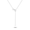 Thumbnail Image 6 of Diamond Halo Necklace 1 ct tw 14K White Gold 18&quot;