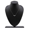 Thumbnail Image 7 of Diamond Halo Necklace 1 ct tw 14K White Gold 18&quot;