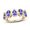 Thumbnail Image 1 of Kallati Pear-Shaped Natural Tanzanite Ring 14K Yellow Gold