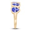 Thumbnail Image 6 of Kallati Pear-Shaped Natural Tanzanite Ring 14K Yellow Gold