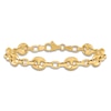 Thumbnail Image 3 of High-Polish Mariner Link Bracelet 14K Yellow Gold 7.75"