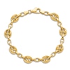 Thumbnail Image 4 of High-Polish Mariner Link Bracelet 14K Yellow Gold 7.75"