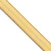 Thumbnail Image 2 of Solid Herringbone Chain Necklace 14K Yellow Gold 20" 6.5mm