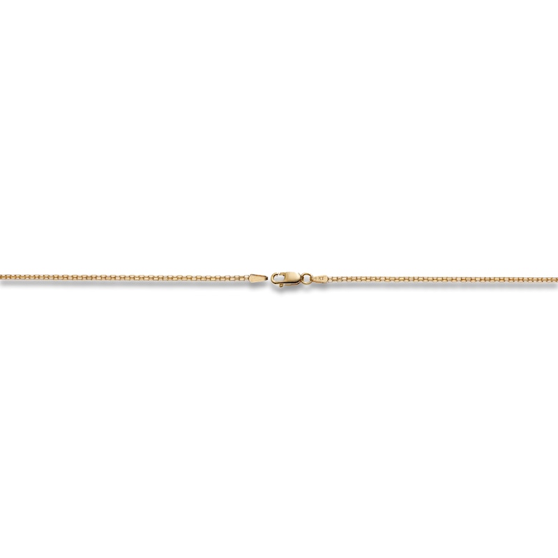 Main Image 3 of LUSSO by Italia D'Oro Solid Men's Bismarck Chain Necklace 14K Yellow Gold 20" 1.28mm