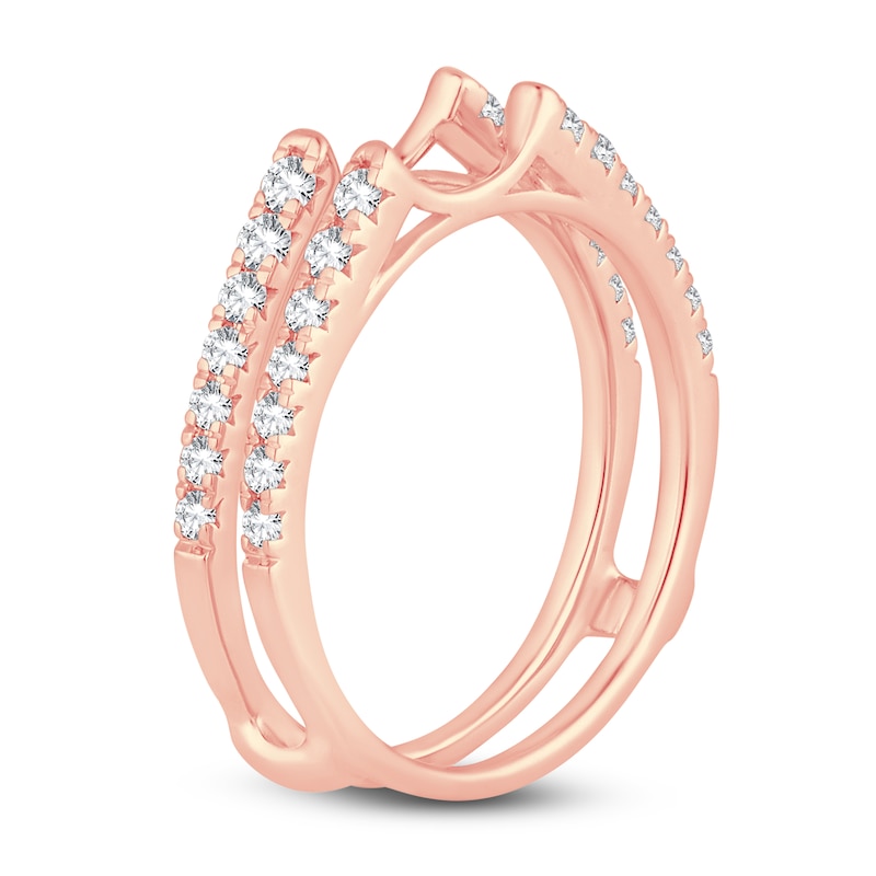 Main Image 2 of Diamond Enhancer Band 1/2 ct tw Round 14K Rose Gold
