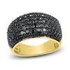 Thumbnail Image 0 of Black Diamond Ring 2 ct tw Round 14K Yellow Gold