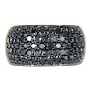 Thumbnail Image 2 of Black Diamond Ring 2 ct tw Round 14K Yellow Gold