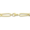 Thumbnail Image 2 of High-Polish Oval Link Necklace 14K Yellow Gold 24" 7mm