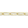 Thumbnail Image 3 of High-Polish Oval Link Necklace 14K Yellow Gold 24" 7mm