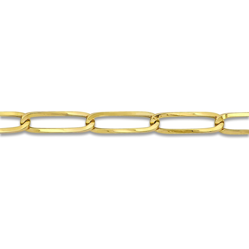Main Image 3 of High-Polish Oval Link Necklace 14K Yellow Gold 24" 7mm