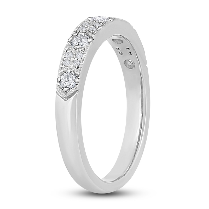 Main Image 2 of Diamond Anniversary Band 1/3 ct tw Round 14K White Gold