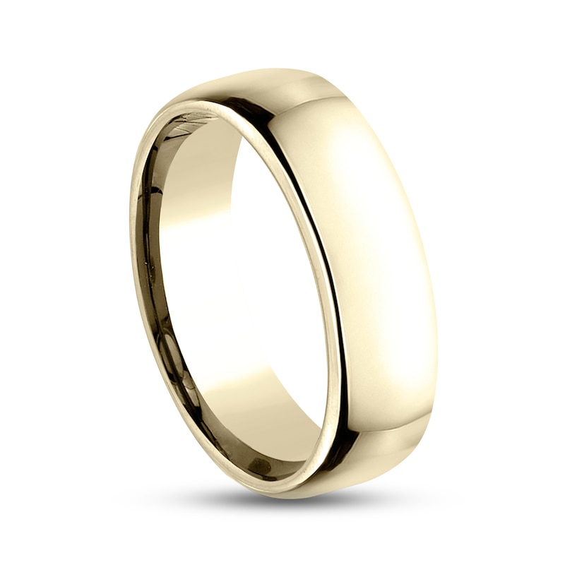 Main Image 2 of High-Polish Wedding Band 14K Yellow Gold 6.5mm
