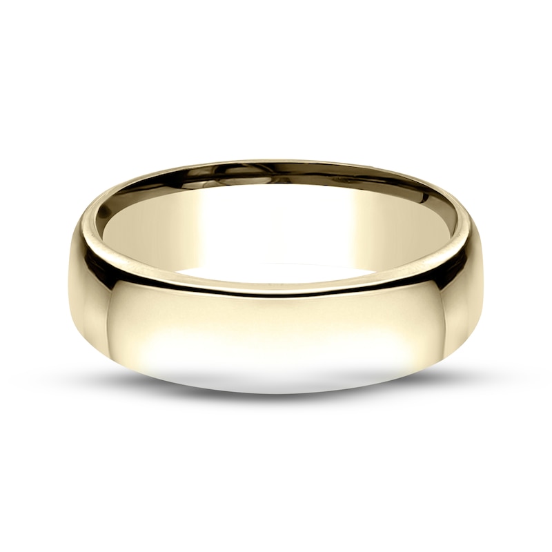 Main Image 3 of High-Polish Wedding Band 14K Yellow Gold 6.5mm