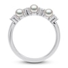 Thumbnail Image 2 of Yoko London Akoya Cultured Pearl Ring 1/5 ct tw Diamonds 18K White Gold
