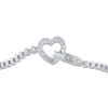 Thumbnail Image 3 of Diamond Tennis Bracelet 1-1/4 ct tw Round 14K White Gold 7"
